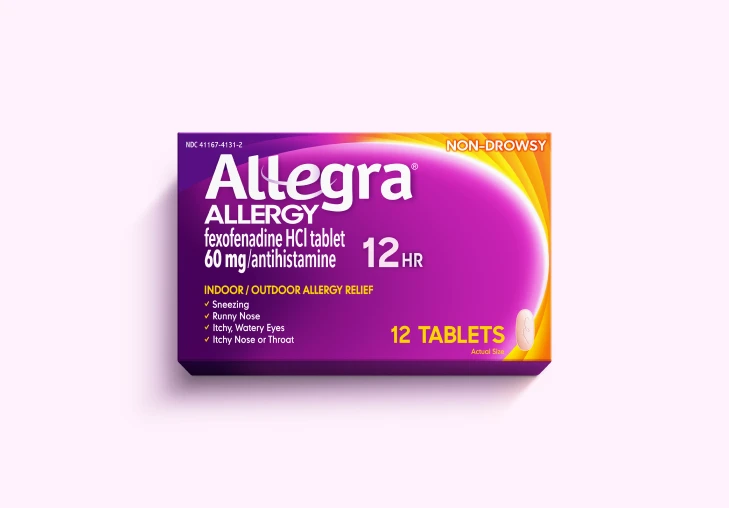 Allegra Adult 12HR (60mg 12 hour tablets) 12 ct product reference