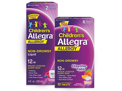 Children's Allegra Allergy Relief Products
