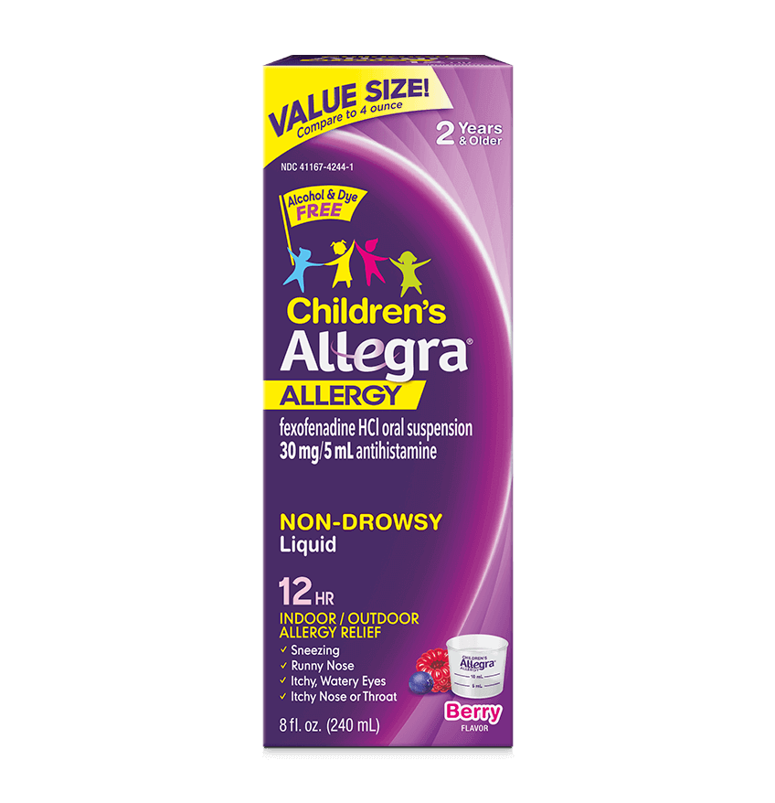 Children's Allergy 12 Hour Liquid - Berry | Allegra®