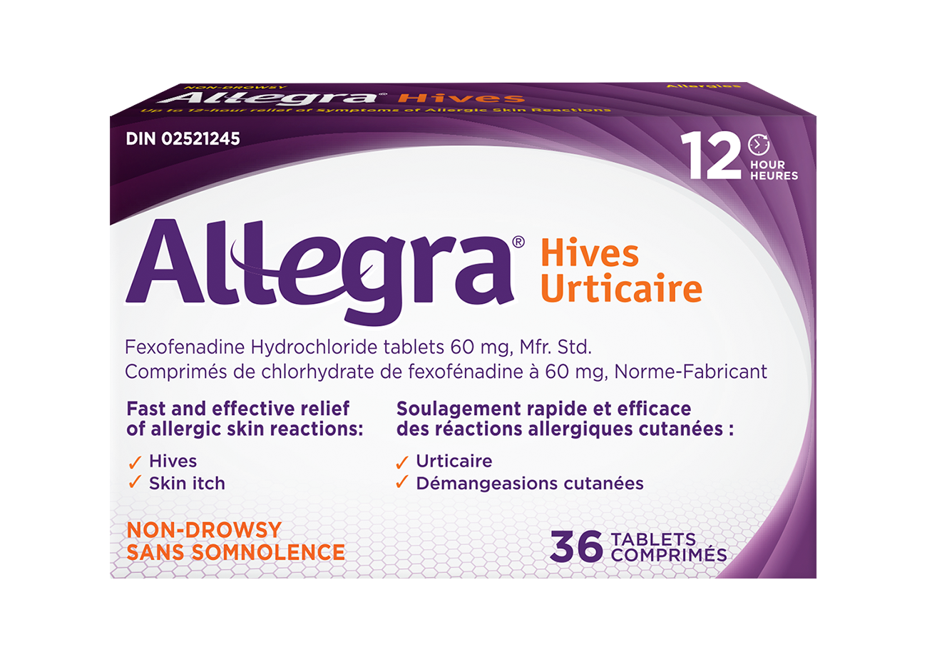Allegra® Hives packshot