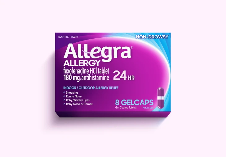 Allegra® 24 Hour Gelcaps | 0% Brain Interference Due to Drowsiness